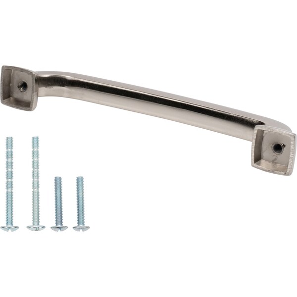 Designperfect 5-1/16'' Center-to-Center Handle Pull, Brushed Satin Nickel - DPA-S34SNB