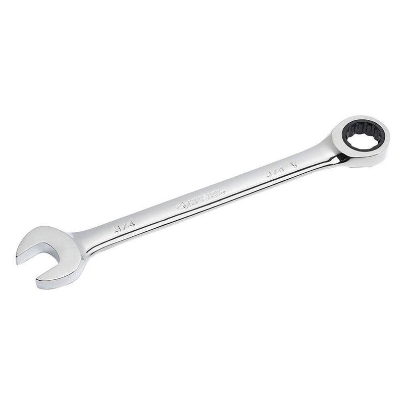 Husky 3/4 in. 12-Point SAE Ratcheting Combination Wrench - HRW34