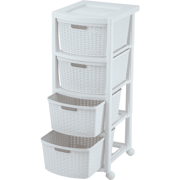 Rimax Four Drawer Rolling Cart - 10432