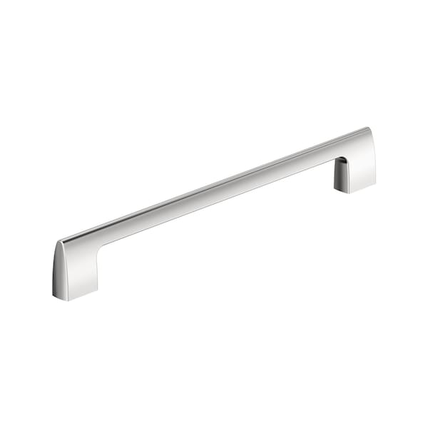 Amerock Riva 10-1/16 inch 256mm Center-to-Center Polished Chrome Cabinet Pull - BP5549026