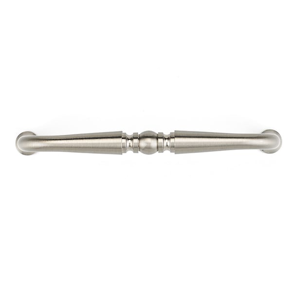 Richelieu 3-3/4 in. (96 mm) Center-to-Center Brushed Nickel Traditional Drawer Pull - BP1452A195
