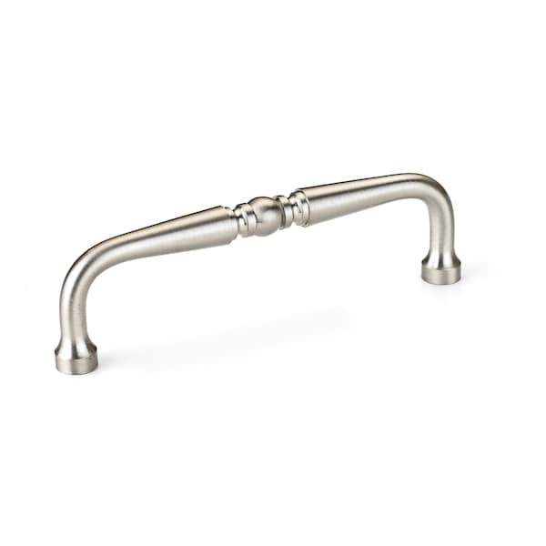 Richelieu 3-3/4 in. (96 mm) Center-to-Center Brushed Nickel Traditional Drawer Pull - BP1452A195