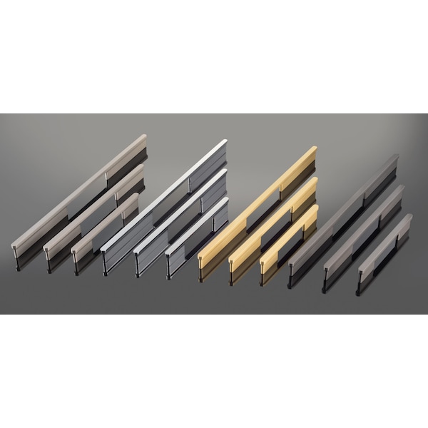 Richelieu 17 5/8 in (448 mm) Center-to-Center Chrome Contemporary Cabinet Pull - 8636448140