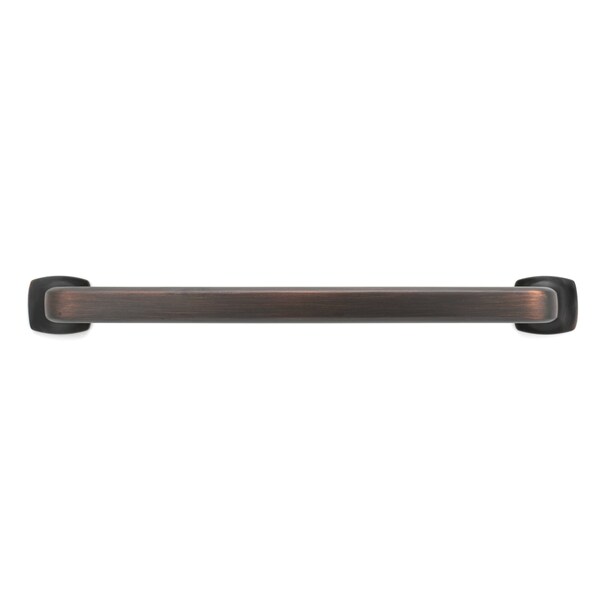 Richelieu 6-5/16 in. (160 mm) Center-to-Center Brushed Oil-Rubbed Bronze Transitional Drawer Pull - BP863160BORB