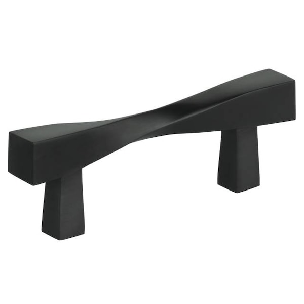 Omnia Center to Center Modern Twisted Cabinet Pull Oil Rubbed Bronze 2-3/4" - 9009/70.10B