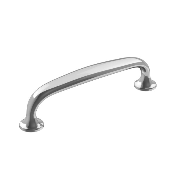 Amerock Renown 3-3/4 in 96 mm Center-to-Center Polished Chrome Cabinet Pull - BP3679426
