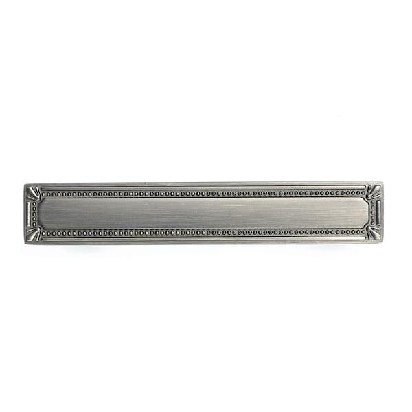 Richelieu 3 in or 3-3/4 in (76 or 96 mm) Center-to-Center Antique Nickel Traditional Drawer Pull - BP78096143