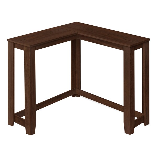 Monarch Specialties Accent Table, Console, Entryway, Narrow, Corner, Living Room, Bedroom, Brown Laminate, Contemporary - I 3661
