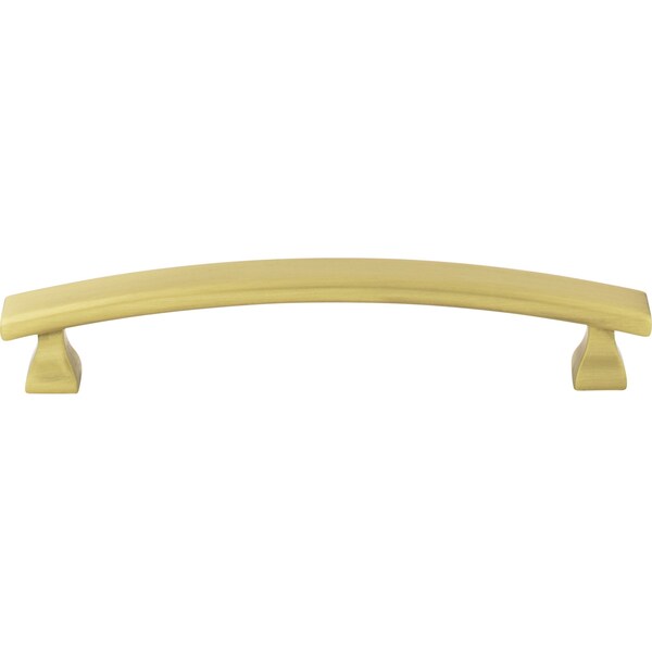 Elements By Hardware Resources 128 mm Center-to-Center Brushed Gold Square Hadly Cabinet Pull - 449-128BG