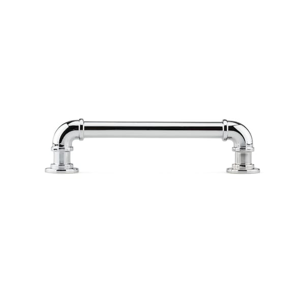 Richelieu 5 1/16 in (128 mm) Center-to-Center Chrome Eclectic Drawer Pull - BP2209128140