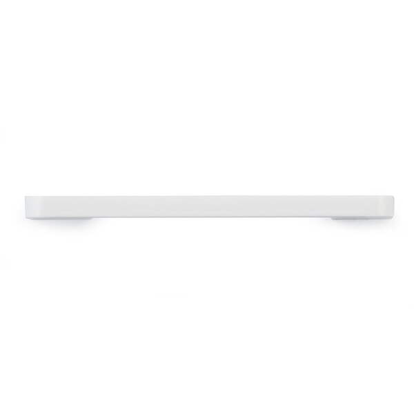 Richelieu 3 3/4-inch to 5 1/16-inch (96 mm to 128 mm) Center to Center White Contemporary Cabinet Pull - BP7309630