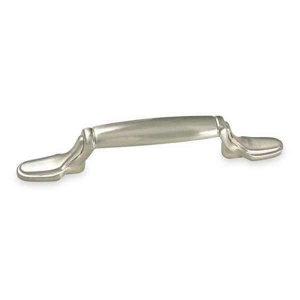 Zoro Select Handle Pull, Nickel, PK5, Satin Nickel, Threaded Holes, PK.5 - 1XNX1