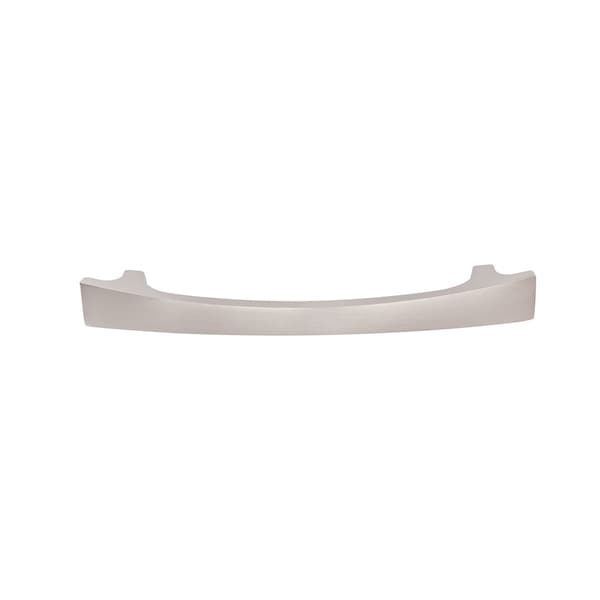 South Main Hardware 5 in. (127 mm) Satin Nickel Modern Curved Bar Cabinet Pull 25PK - SH6333-SN-25