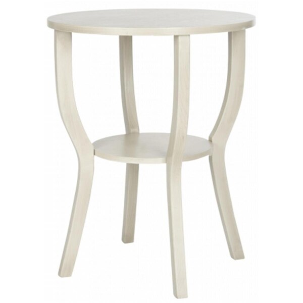 Safavieh Rhodes Accent Table- Antique White - 30.3 x 22 x 22 in. - AMH6617C