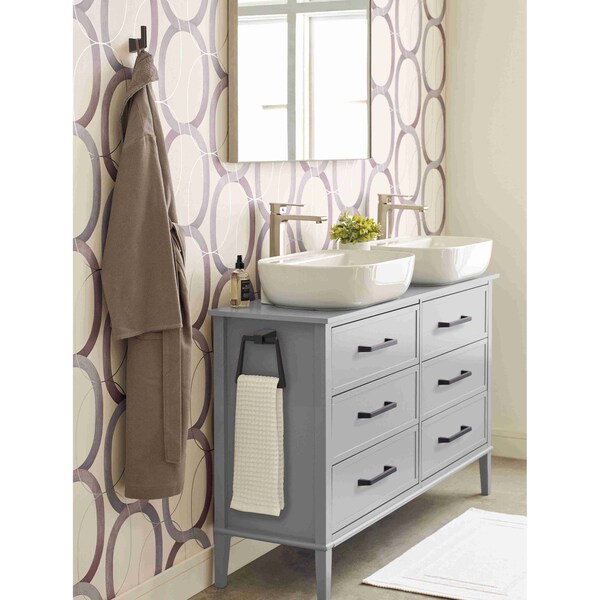 Amerock Blackrock 6-5/16 in 160 mm Center-to-Center Oil-Rubbed Bronze Cabinet Pull - BP55278ORB