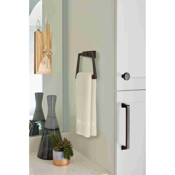 Amerock Blackrock 6-5/16 in 160 mm Center-to-Center Oil-Rubbed Bronze Cabinet Pull - BP55278ORB