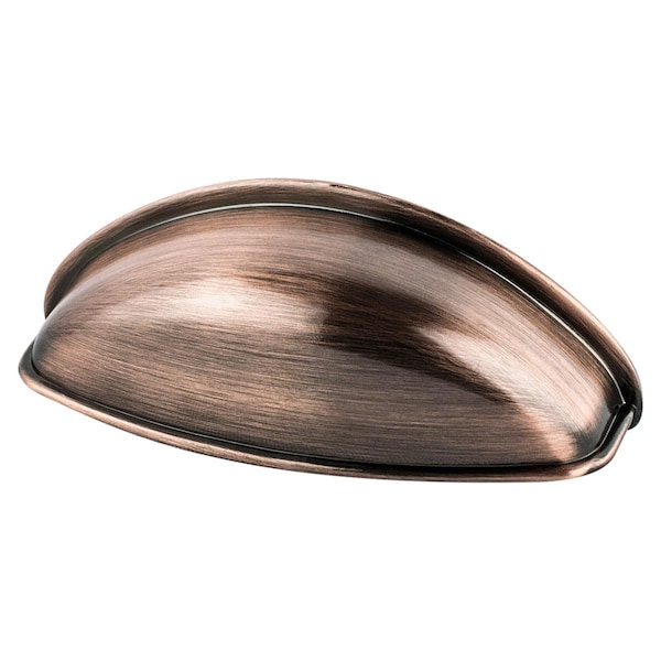 Berenson 64 mm CC Euro Moderno Cup Pull with Brushed Antique Copper - 9711-1BAC-P