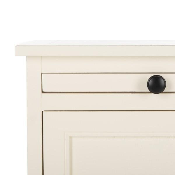 Safavieh Randy Tall Storage Unit - Distressed Cream - AMH5703C