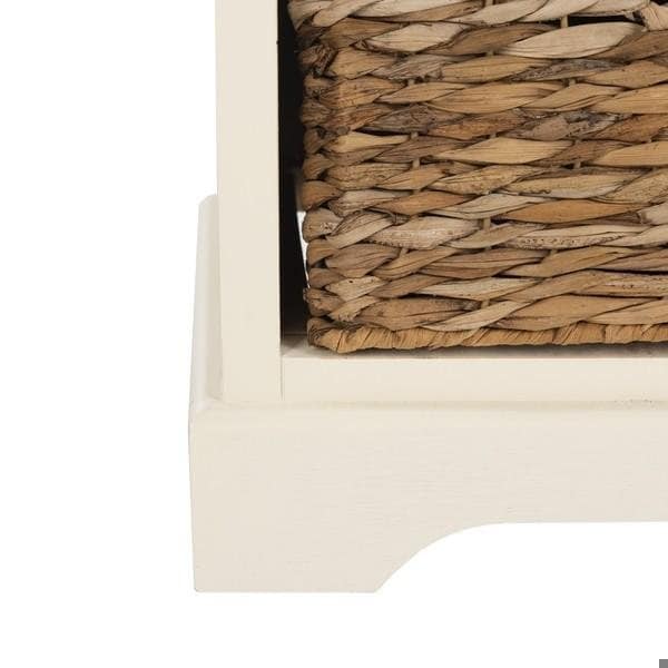 Safavieh Randy Tall Storage Unit - Distressed Cream - AMH5703C