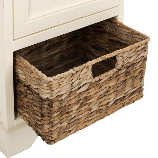 Safavieh Randy Tall Storage Unit - Distressed Cream - AMH5703C
