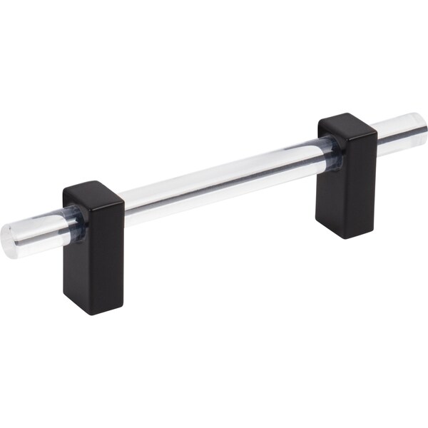 Jeffrey Alexander 96 Mm Center-To-Center Matte Black Spencer Cabinet Bar Pull - 578-96MB