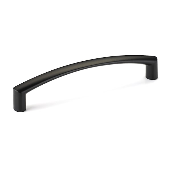 Richelieu 5-1/16 in. (128 mm) Center-to-Center Matte Black Contemporary Drawer Pull - BP650020128900