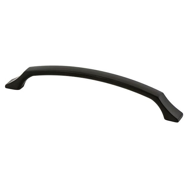 Berenson Berenson 1221-1055-P 160 mm CC Century Edge Pull with Matte Black - 1221-1055-P