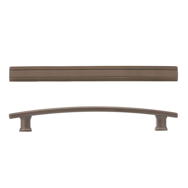 Richelieu 7-9/16 in. (192 mm) Center-to-Center Honey Bronze Transitional Drawer Pull - BP7070192HBRZ