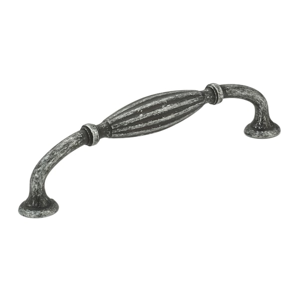 Richelieu 5-1/16 in. (128 mm) Center-to-Center Natural Iron Traditional Drawer Pull - BP80718128908