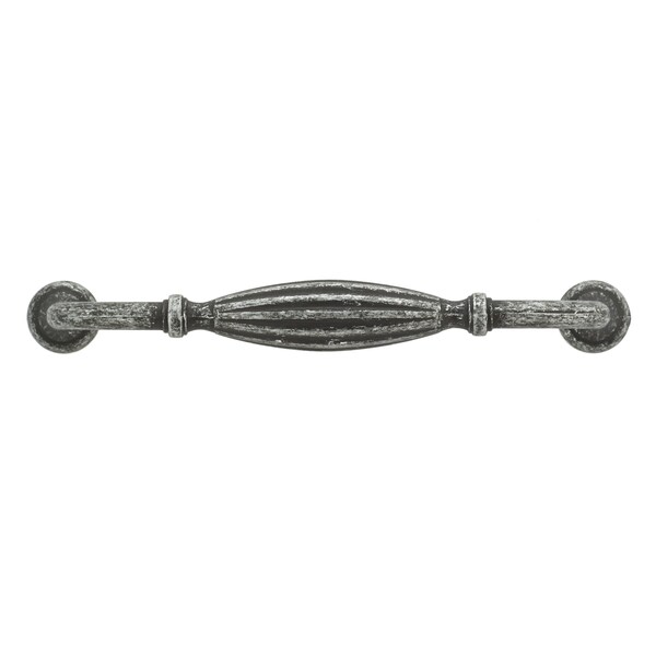 Richelieu 5-1/16 in. (128 mm) Center-to-Center Natural Iron Traditional Drawer Pull - BP80718128908