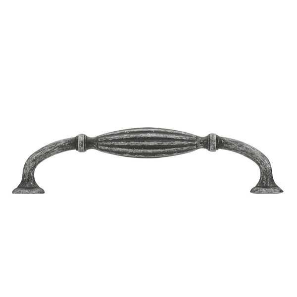 Richelieu 5-1/16 in. (128 mm) Center-to-Center Natural Iron Traditional Drawer Pull - BP80718128908