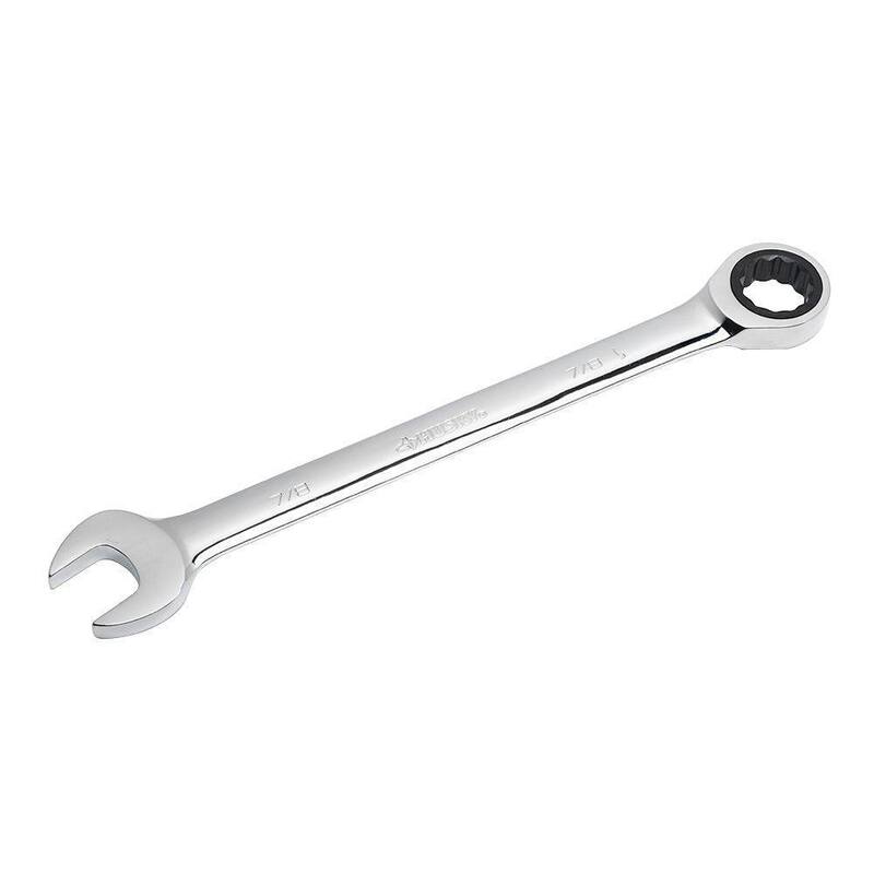 Husky 7/8 in. 12-Point SAE Ratcheting Combination Wrench - HRW78