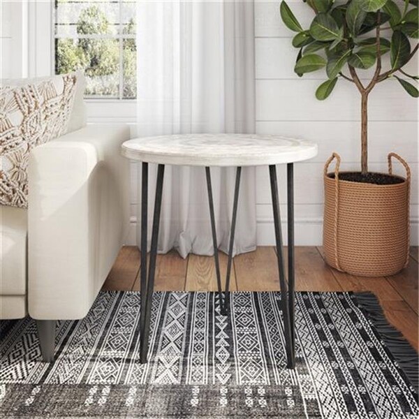 Aspire Home Accents Aspire Home Accents 6879 Anthea Bohemain Accent Table; Beige - 6879