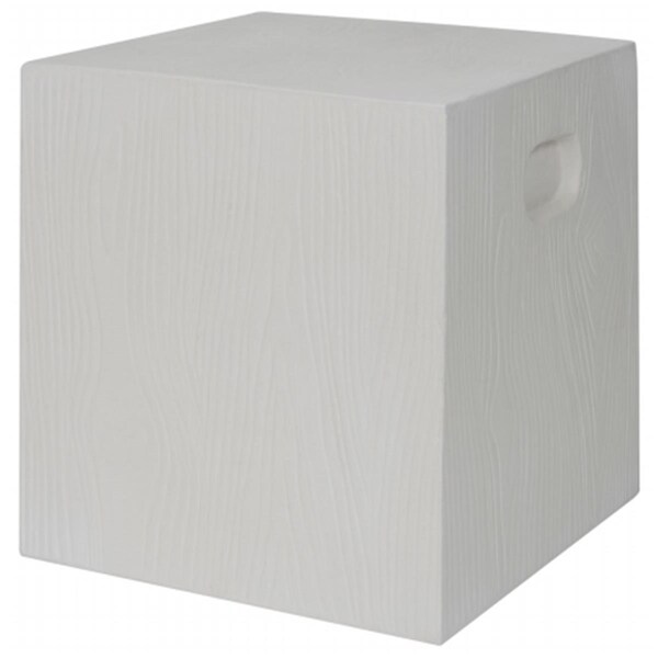 Safavieh Cube Concrete Accent Table- Ivory - 16.5 x 14.9 x 14.9 in. - VNN1003B