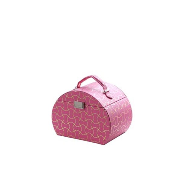 Ore Furniture 6.8 in. Travel Jewlery Case, Hot Pink - YMB-1803