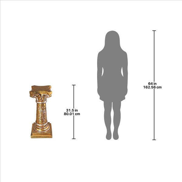 Design Toscano The Temple of Ramses Egyptian Column Pedestal - NE36347