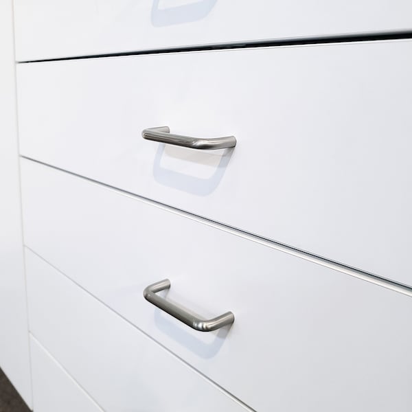 Hickory Hardware Wire Pulls Collection Pull 4 Inch Center to Center Satin Chrome Finish - PW355-26D