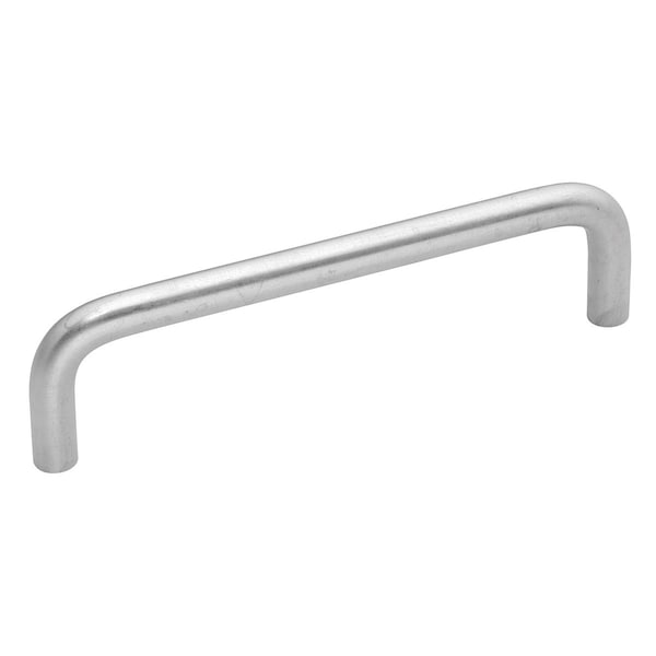 Hickory Hardware Wire Pulls Collection Pull 4 Inch Center to Center Satin Chrome Finish - PW355-26D