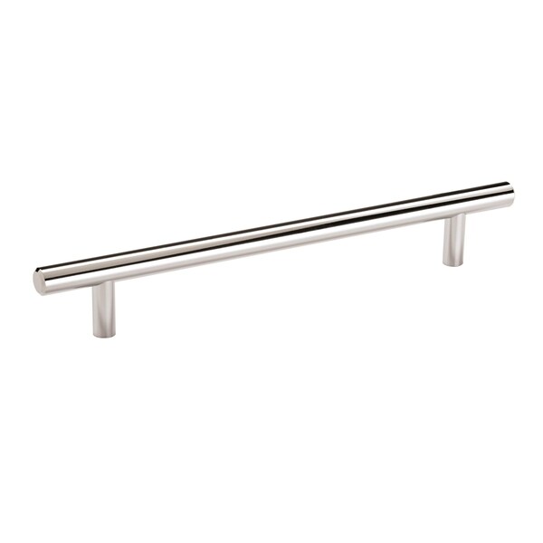 Amerock Bar Pulls 7 in 178 mm Center-to-Center Polished Chrome Cabinet Pull, 10PK - 10BX117826