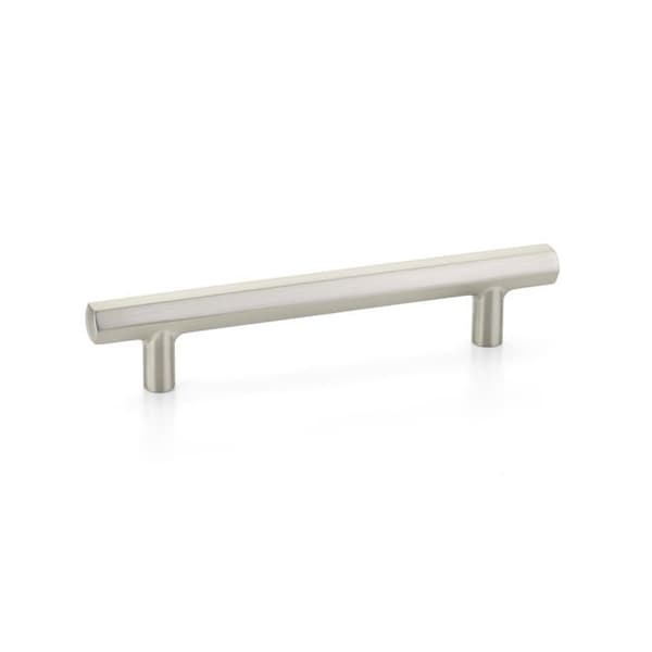 Emtek Mod Hex Cabinet Pull with 5 in Center to Center Satin Nickel Finish - 86679US15
