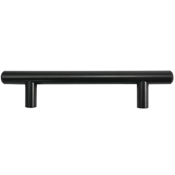 Laurey 3in Steel T-Bar Pull Matte Black - 5 pc Value Pack 87020 - 59930