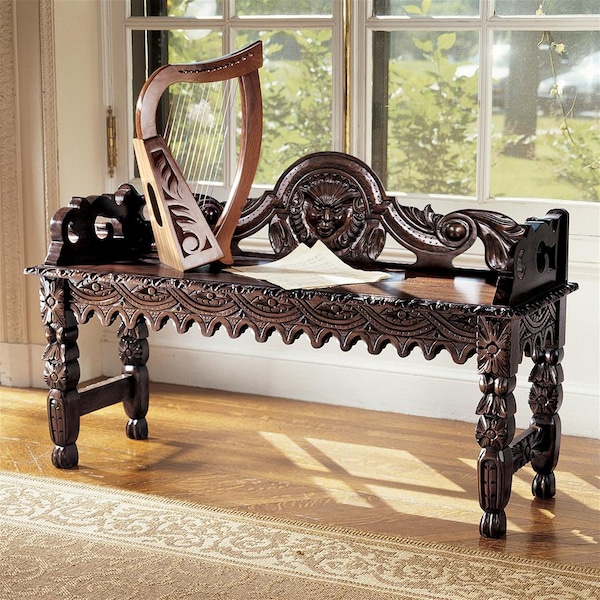 Design Toscano Lord Fitzsimmons Greenman Window Seat - AF1504