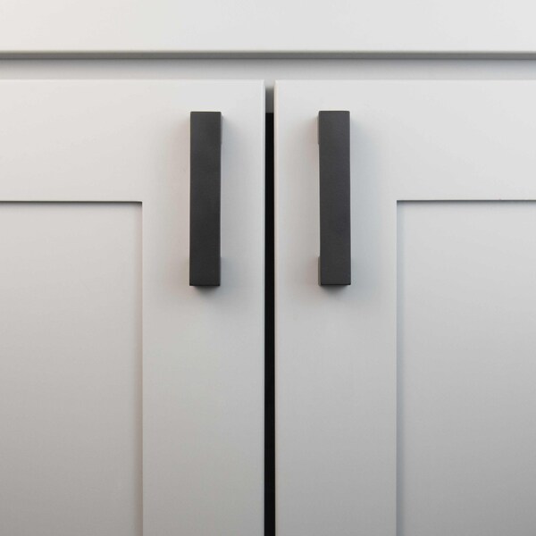 Heritage Designs Contemporary Pull 3 Inch Center to Center Matte Black Finish, 10PK - R077751MBX10B