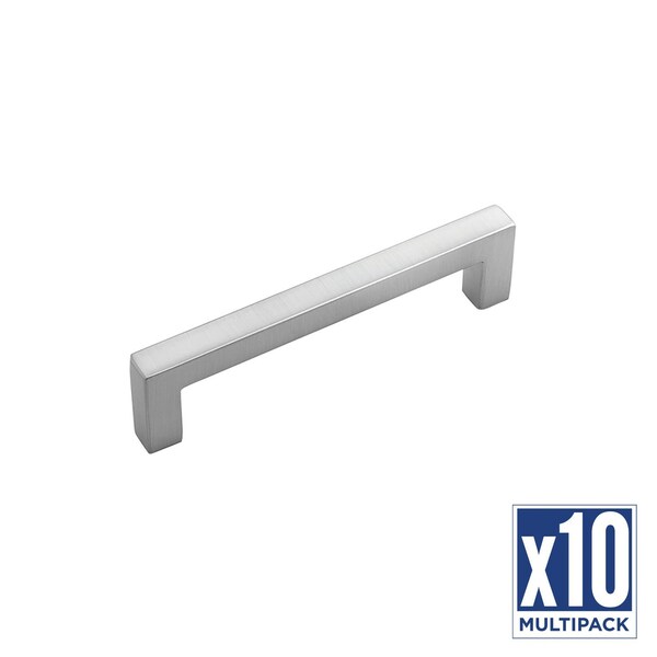 Hickory Hardware Pull 3-3/4 Inch (96mm) Center to Center, 10PK - HH075327-SS-10B