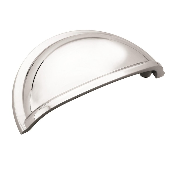Amerock Cup Pulls 3 in 76 mm Center-to-Center Polished Chrome Cabinet Cup Pull - 5 Pack, 5PK - 5BX5301026