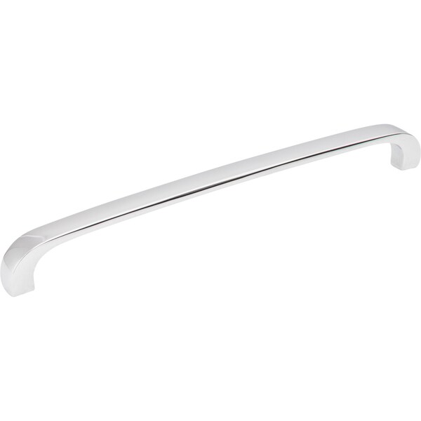 Elements By Hardware Resources 192 mm Center-to-Center Polished Chrome Square Slade Cabinet Pull - 984-192PC