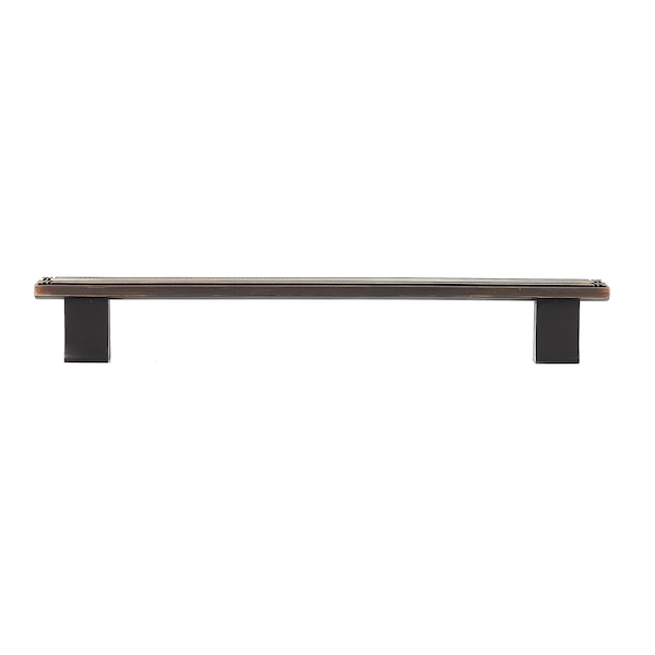 Richelieu 7 9/16 in (192 mm) Center-to-Center Brushed Oil-Rubbed Bronze Traditional Drawer Pull - BP780192BORB