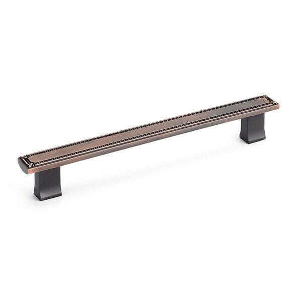 Richelieu 7 9/16 in (192 mm) Center-to-Center Brushed Oil-Rubbed Bronze Traditional Drawer Pull - BP780192BORB