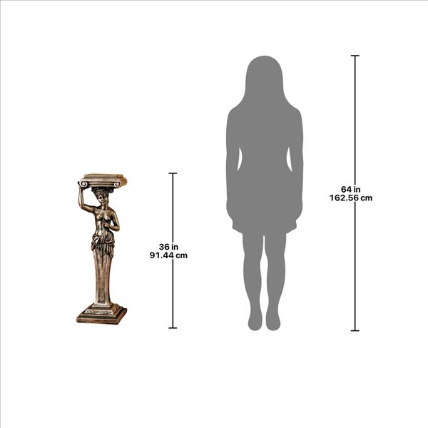 Design Toscano French Provincial Caryatid Pedestal - KY96861