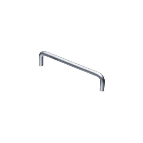 Southco Handle, 128mm 5.04 in Hole Centers, Internal Thread, M4 X 0.7, Aluminum Alloy, Anodized, Polished - P8-128-31-M4-11-3